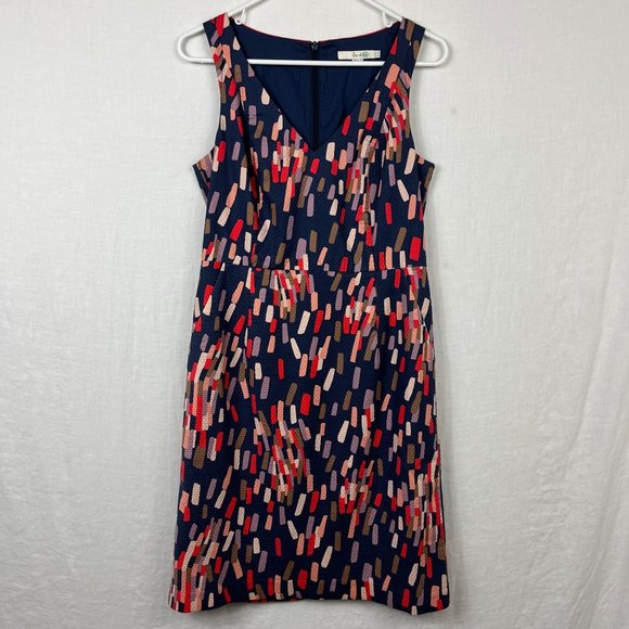 Boden Dresses & Skirts - Boden Emma Confetti Dress Womens 4 Sheath Pockets Textured All Over Print Office